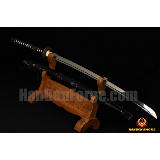 Training Iaito Sword Oil Quenched Full Tang Blade Dragon Koshirae KATANA Japanese Samurai sword