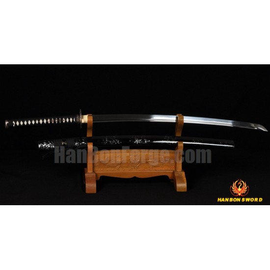 Training Iaito Sword Oil Quenched Full Tang Blade Dragon Koshirae KATANA Japanese Samurai sword