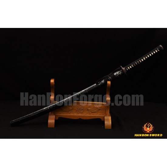 Training Iaito Sword Oil Quenched Full Tang Blade Dragon Koshirae KATANA Japanese Samurai sword