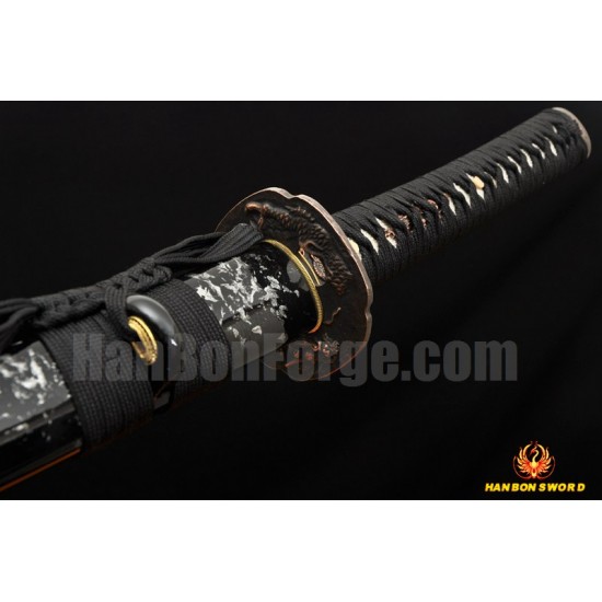 Training Iaito Sword Oil Quenched Full Tang Blade Dragon Koshirae KATANA Japanese Samurai sword