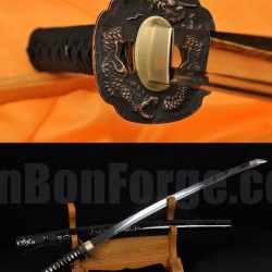 Training Iaito Sword Oil Quenched Full Tang Blade Dragon Koshirae KATANA Japanese Samurai sword