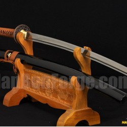 Hand Forged Japanese KATANA Sword Damascus steel full tang blade