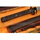 Japanese Samurai Sword Unokubi-Zukuri Full Tang Clay tempered Blade Leather straps