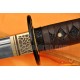 Japanese Samurai Sword Unokubi-Zukuri Full Tang Clay tempered Blade Leather straps