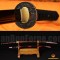 Tradtional Handmade Japanese Sword KATANA Black&Red Damascus Oil Quenched Full Tang Blade 