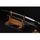 CLAY TEMPERED FULL TANG BLADE KATANA LEATHER STRAPS HIGH QUALITY JAPANESE SAMURAI SWORD