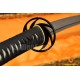 Hand Forged Japanese Samurai Sword KATANA CLAY TEMPERED FULL TANG BLADE BAMBOO SAYA