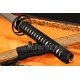 Hand Forged Japanese Samurai Sword KATANA CLAY TEMPERED FULL TANG BLADE BAMBOO SAYA