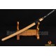 Hand Forged Japanese Samurai Sword KATANA CLAY TEMPERED FULL TANG BLADE BAMBOO SAYA