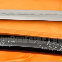 Fully Hand Forged Damascus Steel Clay Tempered Blade IRON Koshiare KATANA Japanese Samurai Sword
