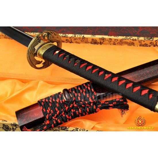 Hand Forged Full Tang Blade Oil Quenched Hawk Koshirae Japanese KATANA Samurai Sword