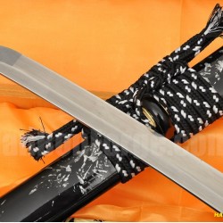 41" JAPANESE SAMURAI SWORD KATANA Damascus Steel Oil Quenched Full Tang Blade 