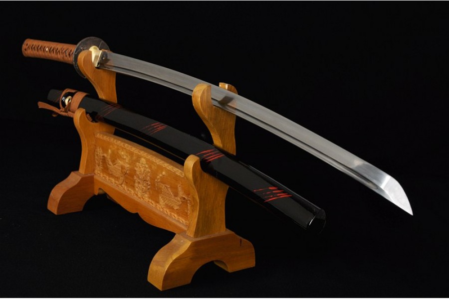 Training Iaido Sword Oil Quenched Full Tang Blade Japanese Samurai Katana
