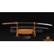 Leather Saya 8192 Layers Damascus Steel Oil Quenched Full Tang Blade Japanese Sword KATANA