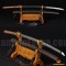 Leather Saya 8192 Layers Damascus Steel Oil Quenched Full Tang Blade Japanese Sword KATANA