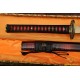 Red Damascus Folded Steel Full Tang Blade Japanese KATANA Samurai Sword