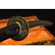 Red Damascus Folded Steel Full Tang Blade Japanese KATANA Samurai Sword