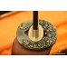 Flower Koshirae Damascus Steel Oil Quenched Blade Japanese Samurai Sword