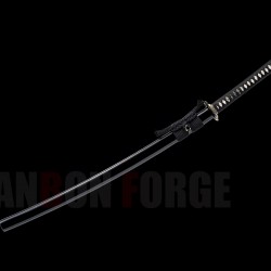 Serrated Blade Japanese KATANA Samurai Sword Handmade 1060 Steel Blade