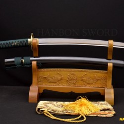 FULL HAND FORGED KO-KATANA JAPANESE SAMURAI SWORD 1095 HIGH CARBON STEEL