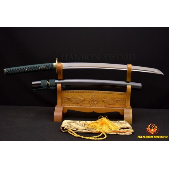 FULL HAND FORGED KO-KATANA JAPANESE SAMURAI SWORD 1095 HIGH CARBON STEEL