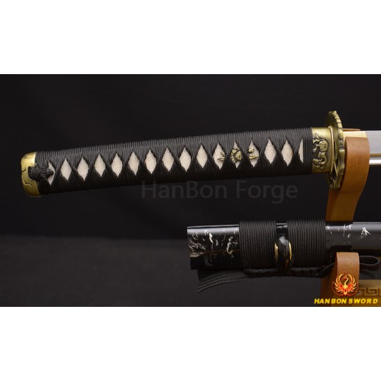 HAND FORGED KO-KATANA JAPANESE SAMURAI SWORD 1095 HIGH CARBON STEEL