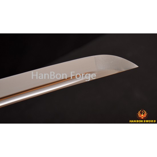 HAND FORGED KO-KATANA JAPANESE SAMURAI SWORD 1095 HIGH CARBON STEEL