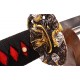 Japanese Samurai Sword Set Katana+Wakizashi+Tanto Folded Steel Full Tang Clay Tempered Blade Dragon Tsuba Custom