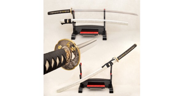 Details about   High Quality Full Tang Blue Spring Steel Katana Japan Samurai Sword Sharp Blade 