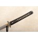 Folded Steel Japanese Samurai Sword Hard Wood Bull Horn Saya Full Tang Blade
