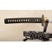 Genuine Rayskin Wrapped Saya Folded Steel Blade Japanese Samurai Sword Clay Tempered