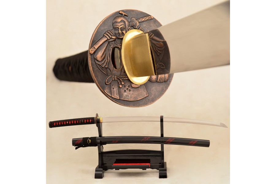 Full Tang Japanese Samurai Sword KATANA 9260 Spring Steel Blade Razor Sharp