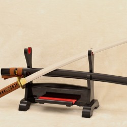 9260 Spring Steel Samurai Japanese Sword Handmade No-Hi Blade