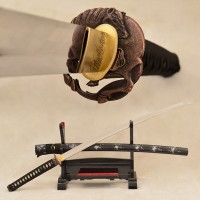 Traditional Handmade Japanese Samurai Sword Katana 9260 Spring Steel Blade Sharp 