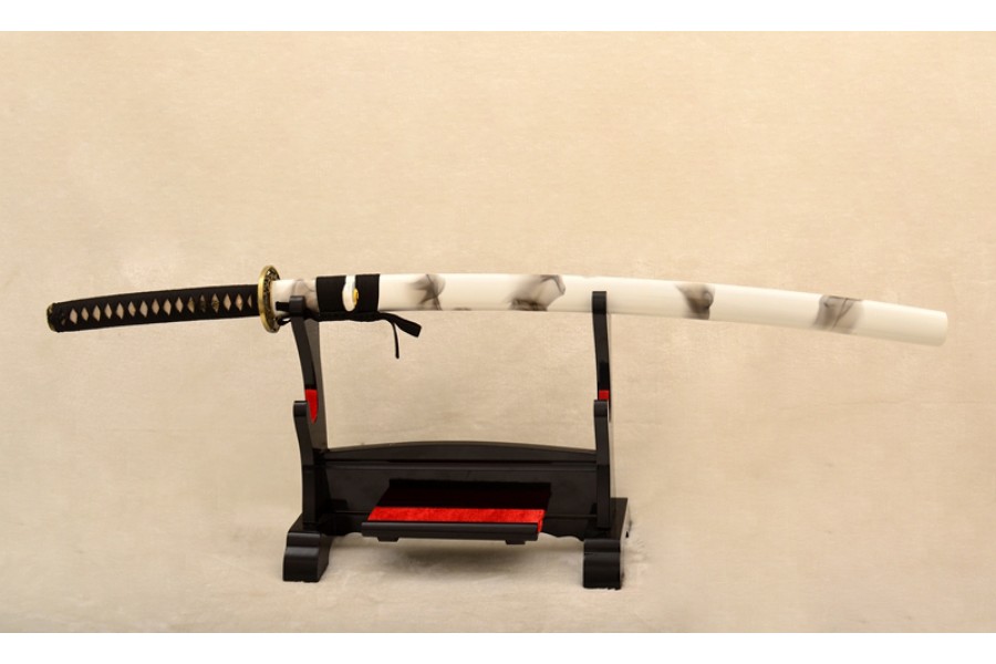 Hand Forged Spring Steel Katana Japanese Samurai Sword Full Tang Sharp Blade 