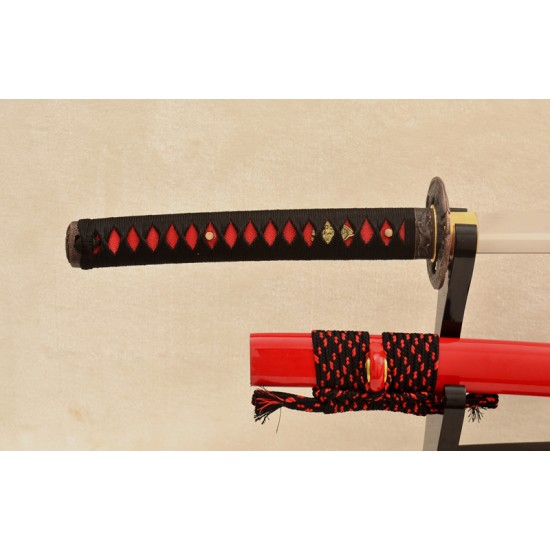 Samurai sword 9260 Spring Steel KATANA Japanese Sword For Sale Handmade Full Tang Blade