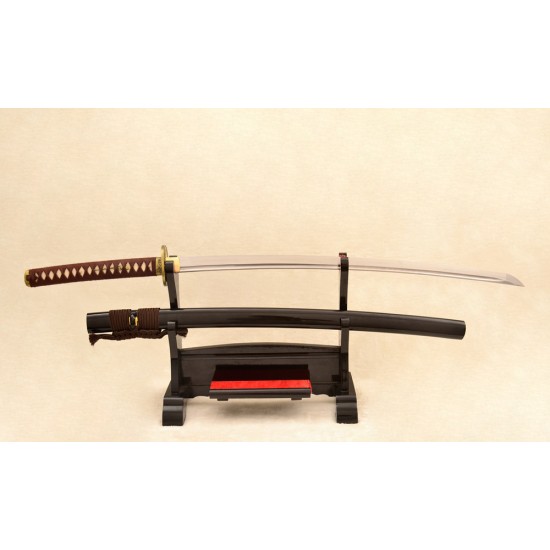 Japanese Samurai Sword KATANA folded Steel Full Tang Blade Handmade Monster Tsuba