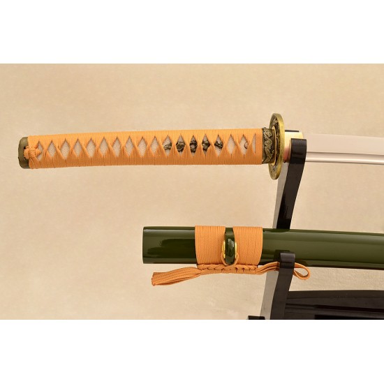 1095 High Carbon Steel Japanese Sword Samurai KATANA Full Tang Blade Handmade For Sale Online