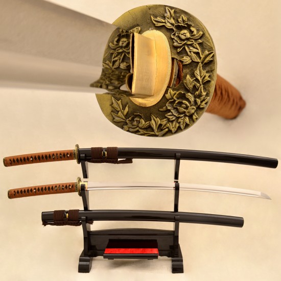  Muramasa Katana Hand Forged 1095 High Carbon Steel Japanese  Samurai Sword Full Tang Very Sharp Knife Blade Combat Ready HERO SWORD  Handmade : Sports & Outdoors