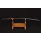 Clay Tempered Samurai KATANA Japanese Sword Damascus Folded Steel Blade Traditional Handmade