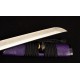 Folded Steel Samurai Japanese KATANA Sword Clay Tempered Blade Genuine Rayskin Saya