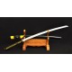 Japanese Samurai KATANA Sword Clay Temperd Damascus Folded Steel Real Rayskin Saya