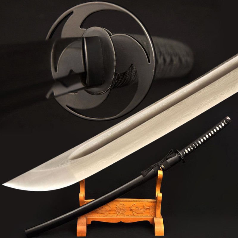 Japanese Samurai Katana Sword Folded High Carbon Steel Full Tang Blade