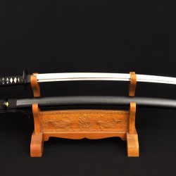 Japanese Samurai KATANA Sword Folded High Carbon Steel Full Tang Blade Oil Quenched