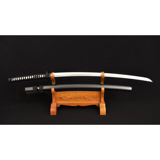 Japanese Samurai KATANA Sword Folded High Carbon Steel Full Tang Blade Oil Quenched