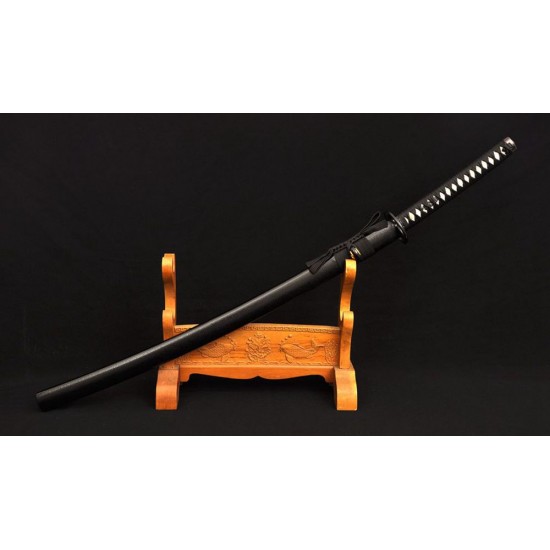 Japanese Samurai KATANA Sword Folded High Carbon Steel Full Tang Blade Oil Quenched