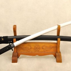 Clay Tempered Samurai KATANA Damascus Folded Steel Japanese Sword Traditional Hand Forged