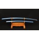 Blue Shirasaya KATANA Japanese Samurai Sword Damascus Folded Steel Hand Made