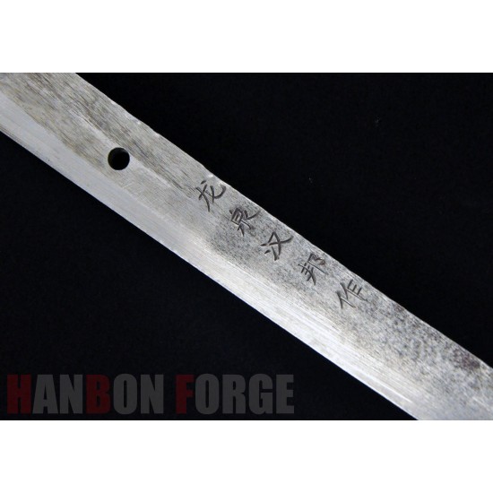 HAND MADE SHIRASAYA SWORD CLAY TEMPERED BLADE HAZUYA POLISHING