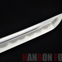 HAND MADE KATANA SWORD KOBUSE BLADE FULL RAYSKIN WRAPPED TSUKA